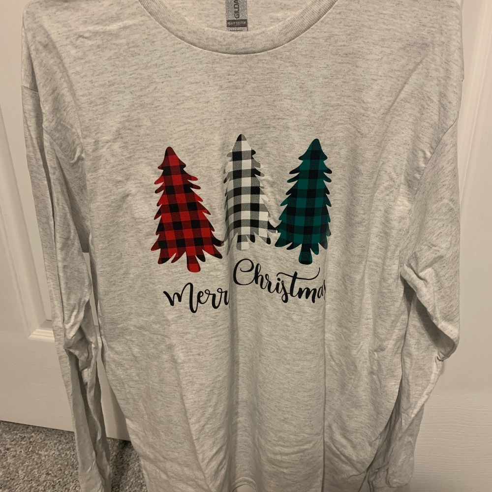 Homemade NEW long sleeve Christmas tshirr